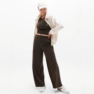 Athleta Brown Wide Leg Pants